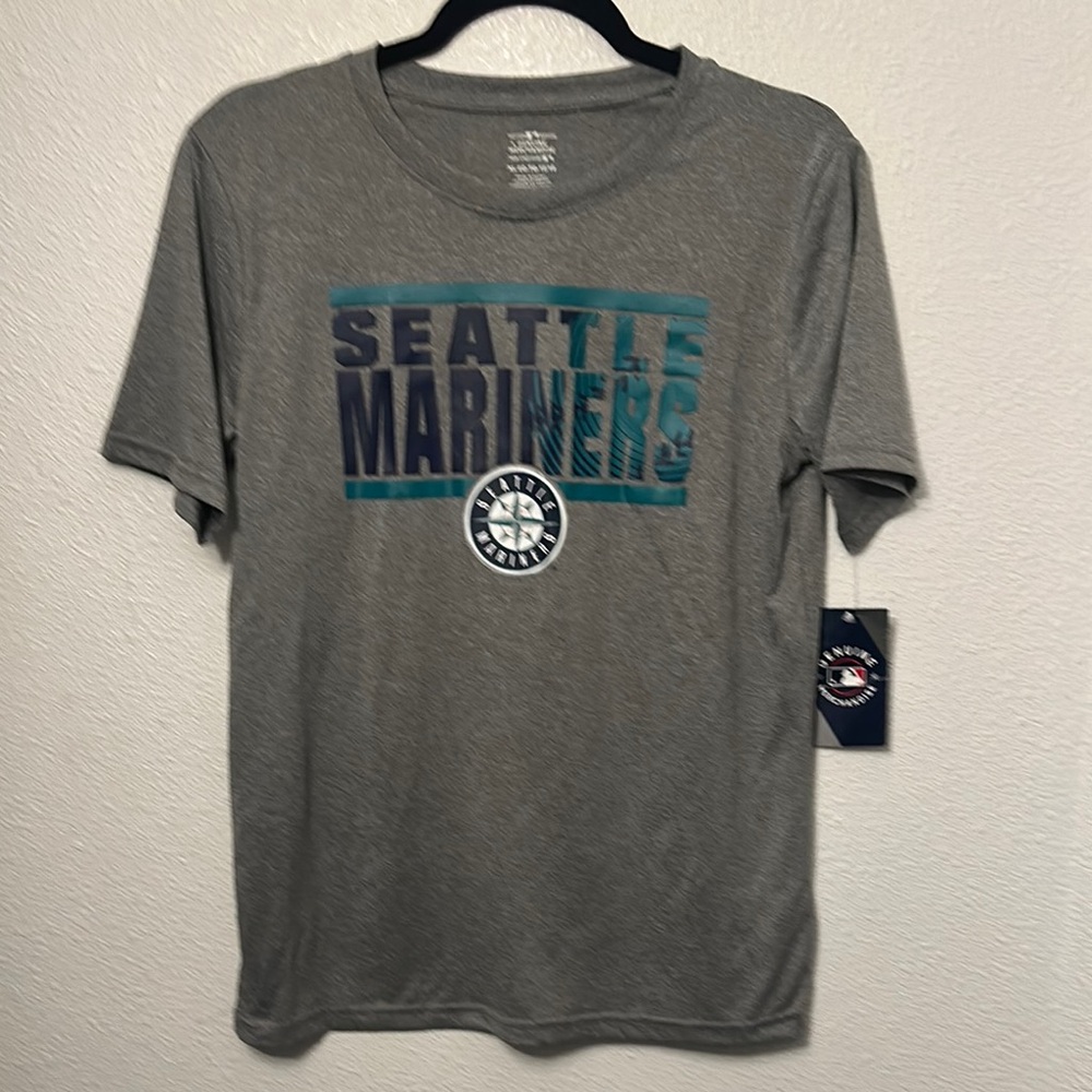Genuine Merchandise Seattle Mariners Gray Short Sleeve Tee